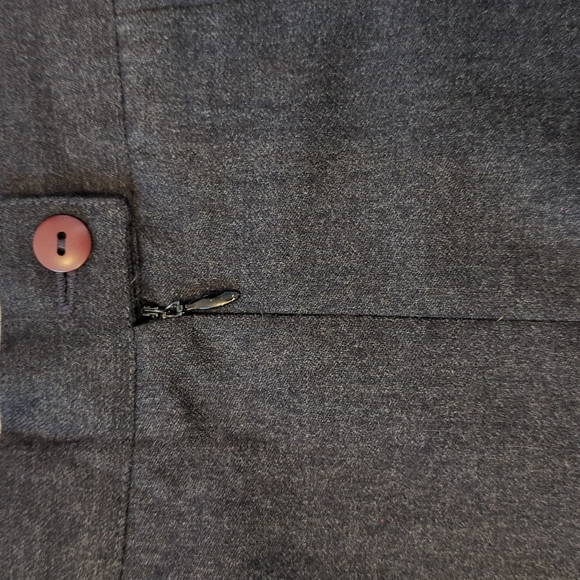 3/50$ Pursuits Grey Wool Pencil Skirt Size 6 - Picture 5 of 5